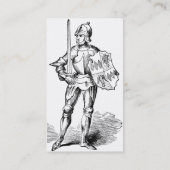 Carte de visite du Chevalier médiéval (Dos)