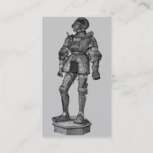 Carte de visite du Chevalier médiéval (Dos)
