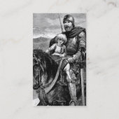 Carte de visite du Chevalier médiéval (Dos)