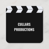 carte de visite du clapboard du directeur (Dos)