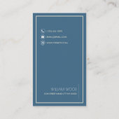 Carte de visite du club de vente de bateaux (Dos)