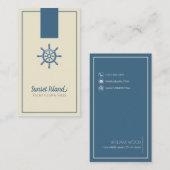 Carte de visite du club de vente de bateaux (Devant / Derrière)