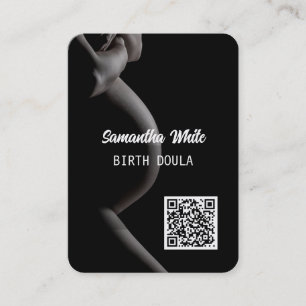 Carte de visite du code QR de Doula