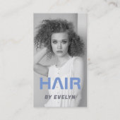 Carte de visite du code QR de la paire de cheveux (Devant)