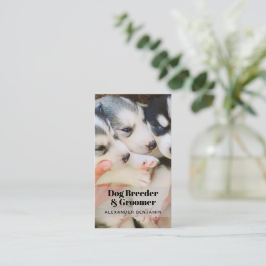 Carte de visite du code QR du fabricant et de l'él (Debout devant)