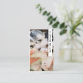 Carte de visite du code QR du fabricant et de l'él (Debout devant)