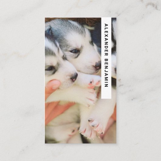 Carte de visite du code QR du fabricant et de l'él (Devant)