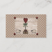 Carte de visite du coeur (Dos)