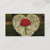 Carte de visite du coeur de Red Rose (Dos)