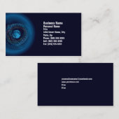 Carte de visite du concept de communication (Devant / Derrière)