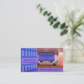 Carte de visite du concepteur d'intérieur (Debout devant)