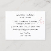 Carte de visite du concepteur Seamstress (Dos)