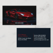 Carte de visite du concessionnaire automobile de s (Devant / Derrière)