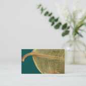 Carte de visite du congé vert (Debout devant)