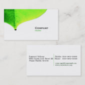 Carte de visite du congé vert (Devant / Derrière)