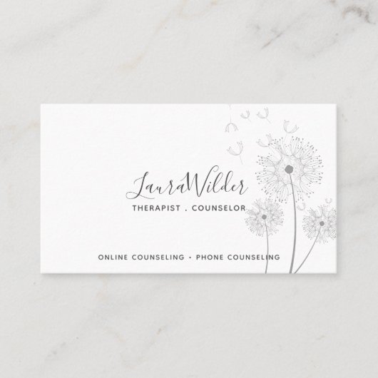 Carte de visite du conseiller thérapeutique (Devant)