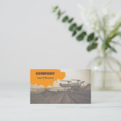 Carte de visite du constructeur et de l'entreprene (Debout devant)