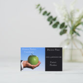 Carte de visite du consultant en affaires (Debout devant)