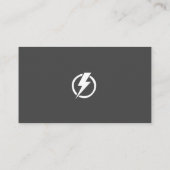 Carte de visite du consultant en génie électrique (Dos)