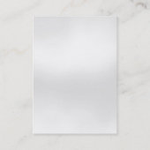 Carte de visite du consultant en monographie gris (Dos)