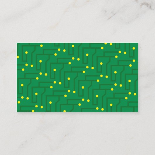 CARTE DE VISITE du consultant informatique (Dos)