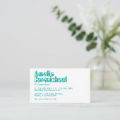 CARTE DE VISITE du consultant informatique (Debout devant)