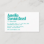 CARTE DE VISITE du consultant informatique (Devant)