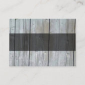 Carte de visite du côté bois (Dos)