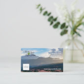 Carte de visite du coucher de soleil de Hazy Pikes (Debout devant)