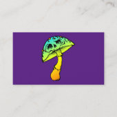 carte de visite du crâne de champignons (Devant)