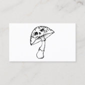 carte de visite du crâne de champignons (Devant)