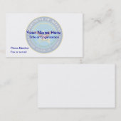 CARTE DE VISITE du département de la Défense des É (Devant / Derrière)