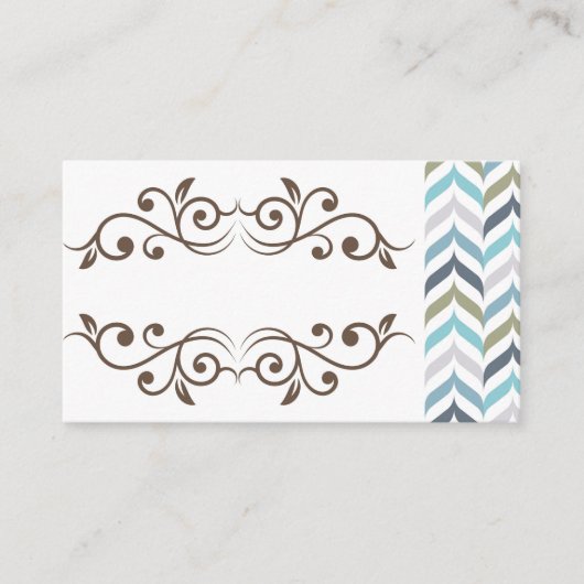 Carte de visite du design classique (Devant)