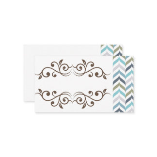 Carte de visite du design classique