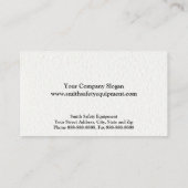 Carte de visite du détecteur de fumée (Dos)