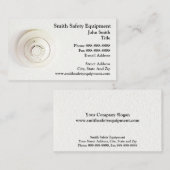 Carte de visite du détecteur de fumée (Devant / Derrière)