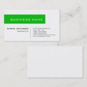 Carte de visite du directeur de la Contemporaine v (Devant / Derrière)