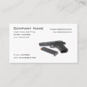 Carte de visite du distributeur d'armes à feu (Devant)