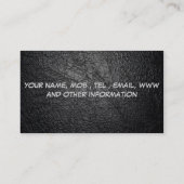 Carte de visite du DJ (Dos)