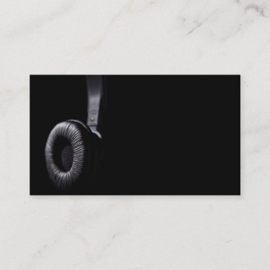 Carte de visite du DJ (Devant)