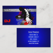 Carte de visite du DJ (Devant / Derrière)