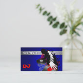 Carte de visite du DJ (Debout devant)