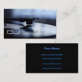 Carte de visite du DJ (Devant / Derrière)