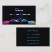 Carte de visite du DJ (Devant / Derrière)