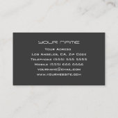 Carte de visite du DJ (Dos)