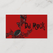 Carte de visite du DJ (Dos)