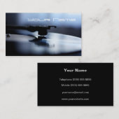 Carte de visite du DJ (Devant / Derrière)