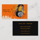 Carte de visite du DJ (Devant / Derrière)