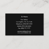 Carte de visite du DJ (Dos)