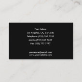 Carte de visite du DJ (Dos)